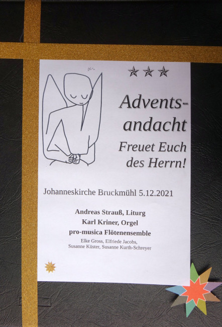 Adventsandacht 5.12.2021