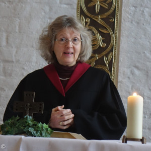 Cornelia Opitz (Dekanat Rosenheim) in der Johanneskirche 